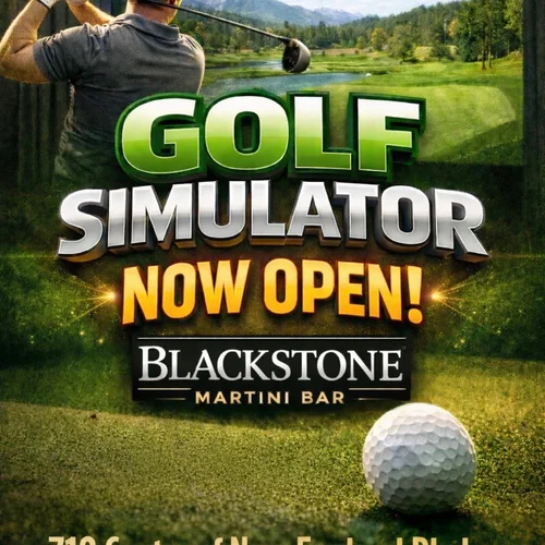 Golf simulator now open at Blackstone